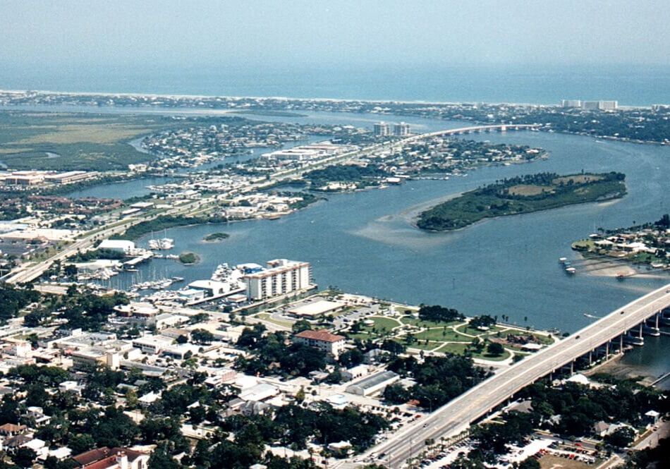 aerial of city